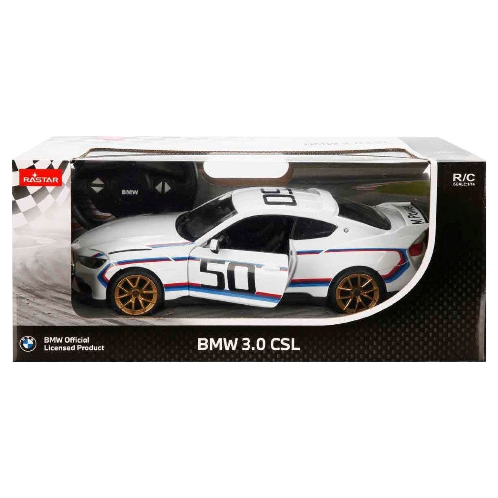Rastar 1:14 Bmw 3.0 CSL Uzaktan Kumandalı Araba 2.4 Ghz Işıklı Beyaz 30 Cm | 6 Yaş ve Üzeri Çocuklar İçin