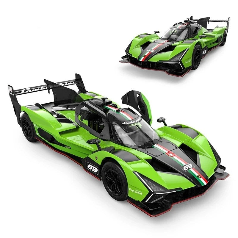 Rastar 1:14 RC Lamborghini SC63 Uzaktan Kumandalı Araba | 2.4 Ghz Işıklı 35 Cm Yeşil Lisanslı Model 6+ Yaş ve Üzeri Çocuklar İçin