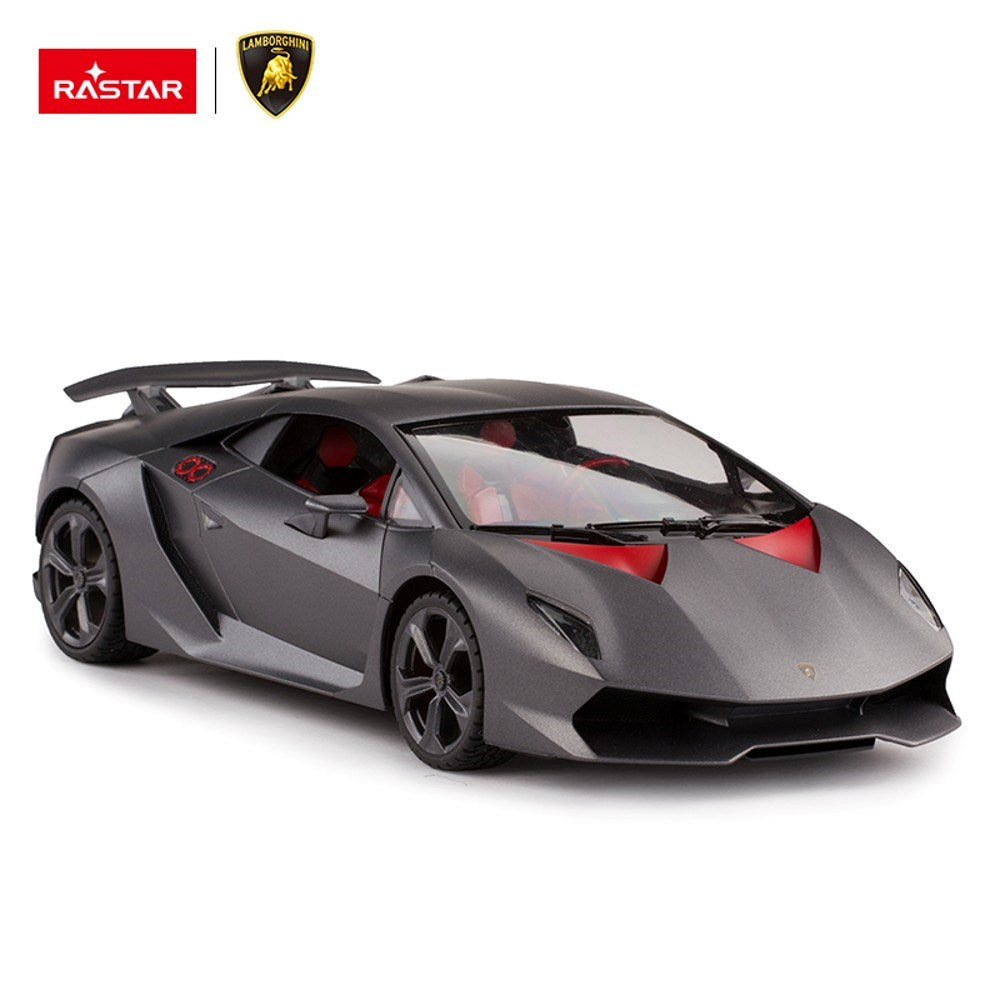 Rastar 1:14 Lamborghini Sesto Elemento Uzaktan Kumandalı Araba 2.4 Ghz Işıklı Koyu Gri | 6 Yaş ve Üzeri Çocuklar İçin