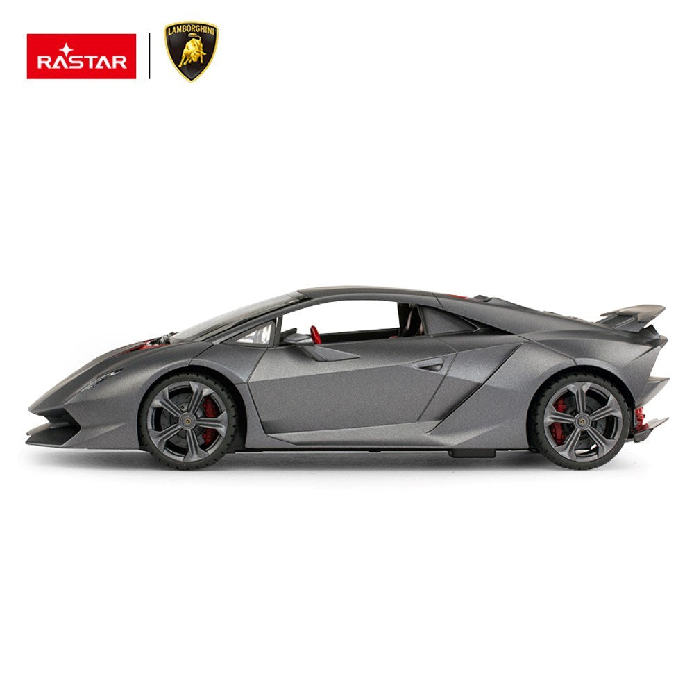 Rastar 1:14 Lamborghini Sesto Elemento Uzaktan Kumandalı Araba 2.4 Ghz Işıklı Koyu Gri | 6 Yaş ve Üzeri Çocuklar İçin