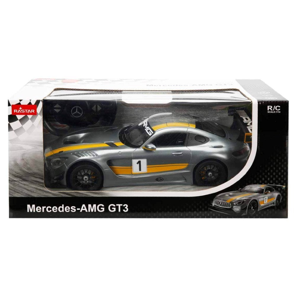 Rastar 1:14 Mercedes AMG GT3 Uzaktan Kumandalı Araba 2.4 Ghz Işıklı Gri 34 Cm | 6 Yaş ve Üzeri Çocuk