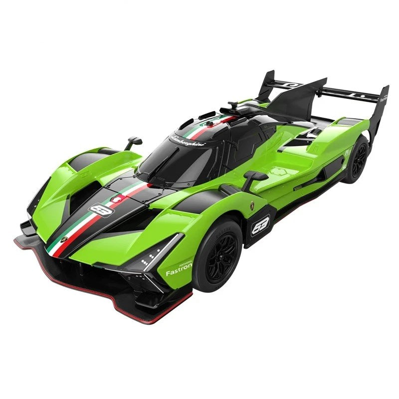 Rastar 1:24 RC Lamborghini SC63 Uzaktan Kumandalı Araba | 2.4 Ghz 20 Cm Yeşil Lisanslı Model 6+ Yaş ve Üzeri Çocuklar İçin