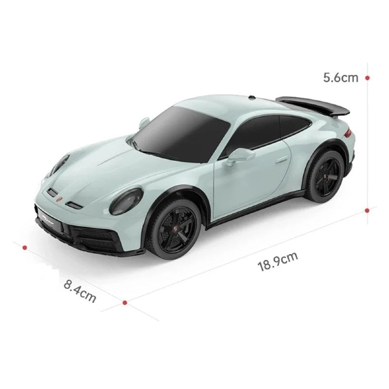 Rastar 1:24 RC Porsche 911 Dakar Uzaktan Kumandalı Araba | 2.4 Ghz 19 Cm Gölge Yeşil Lisanslı Model 6+ Yaş ve Üzeri Çocuklar İçin Uygundur
