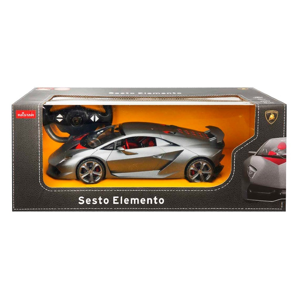 Rastar 1:14 Lamborghini Sesto Elemento Uzaktan Kumandalı Araba 2.4 Ghz Işıklı Koyu Gri | 6 Yaş ve Üzeri Çocuklar İçin
