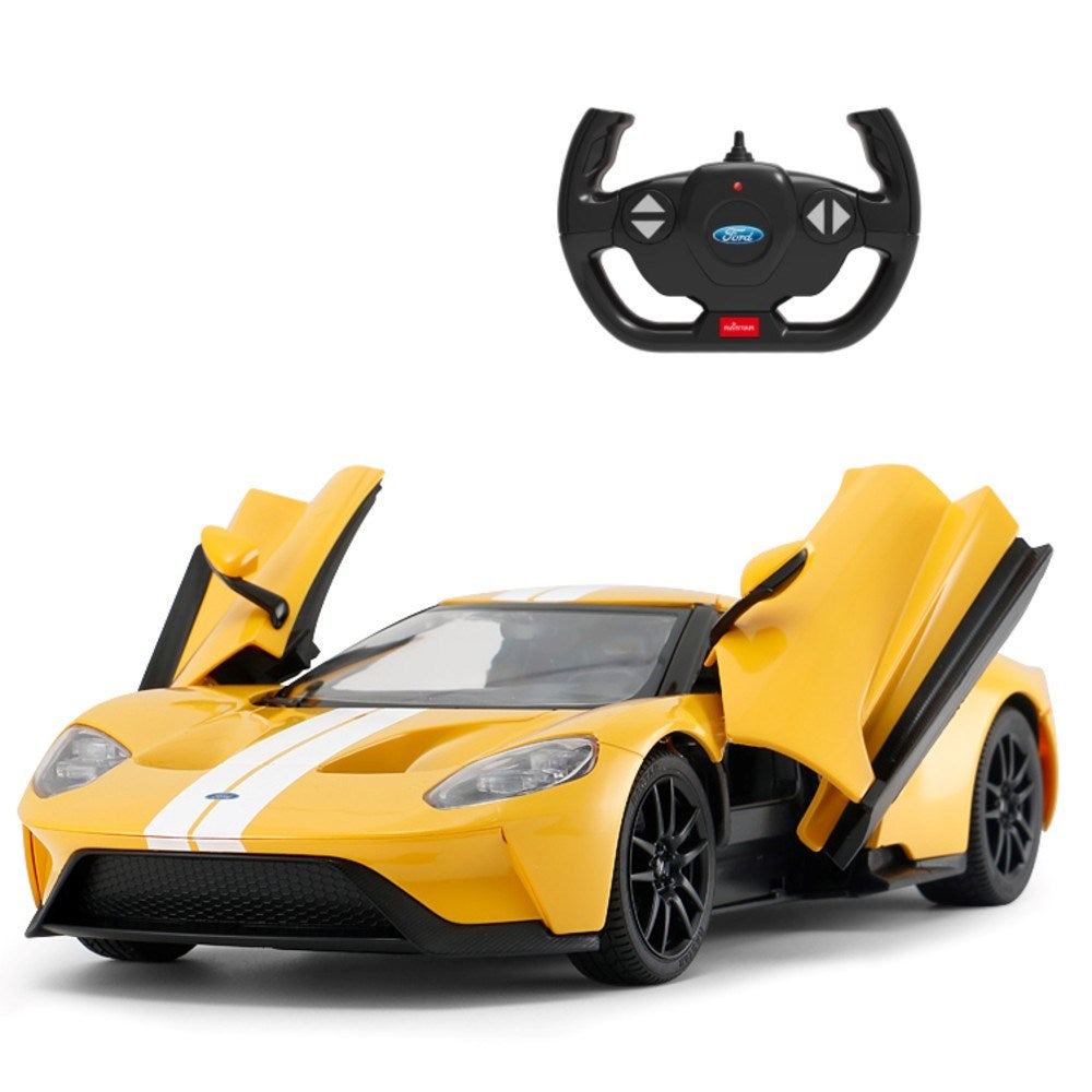 Rastar 1:14 Ford GT Uzaktan Kumandalı Araba 2.4 Ghz Işıklı Sarı 32 Cm | 6 Yaş ve Üzeri Çocuklar İçin