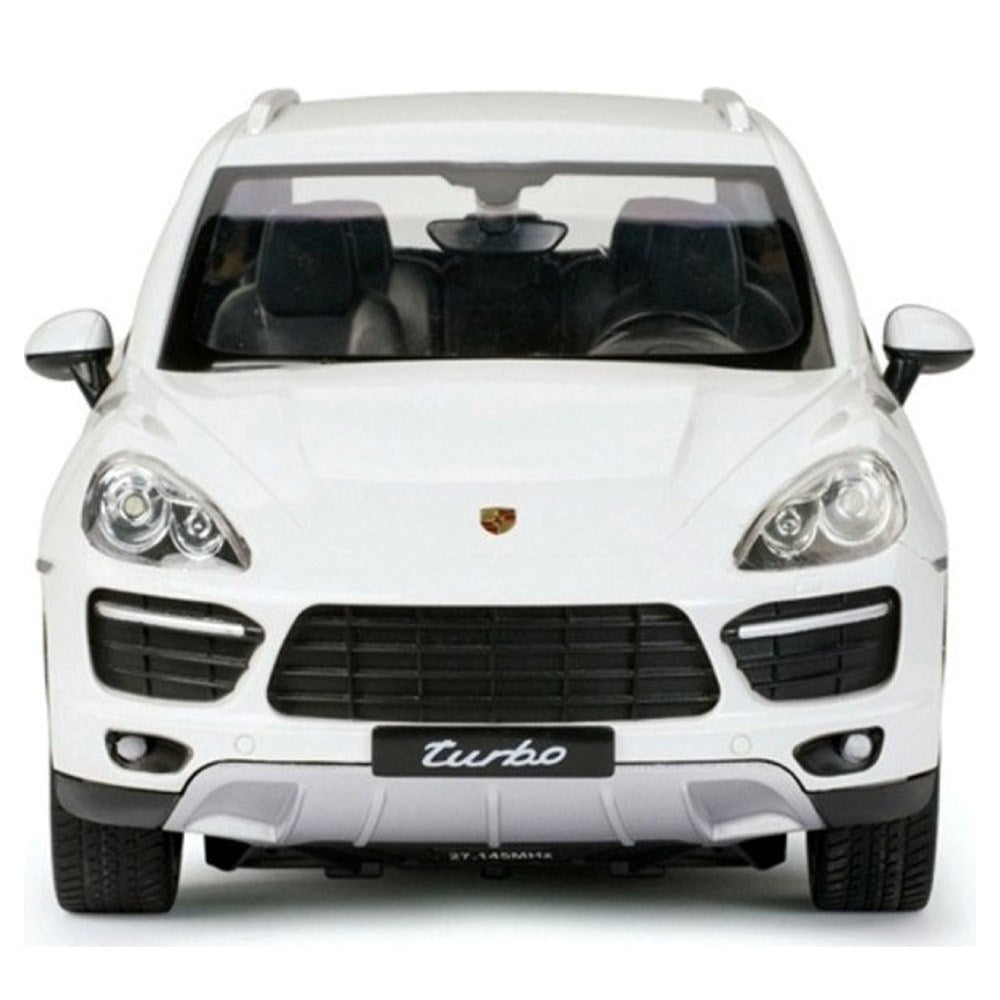 Rastar 1:14 Porsche Cayenne Turbo Uzaktan Kumandalı Araba 2.4 Ghz Işıklı Beyaz 30 cm | 6 Yaş ve Üzeri Çocuklar İçin