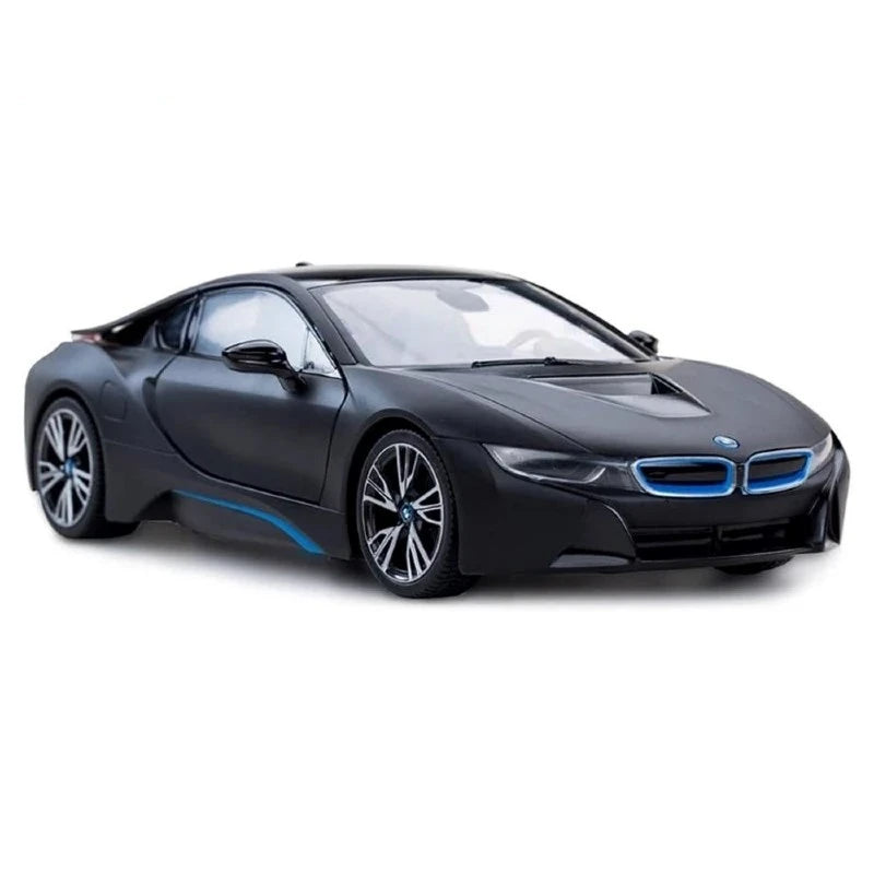 Rastar 1:14 RC BMW i8 Uzaktan Kumandalı Araba | 2.4 Ghz USB Şarj Siyah 30 Cm Lisanslı Model Işıklı Otomatik Açılır Kapı 6+ Yaş ve Üzeri Çocuklar İçin