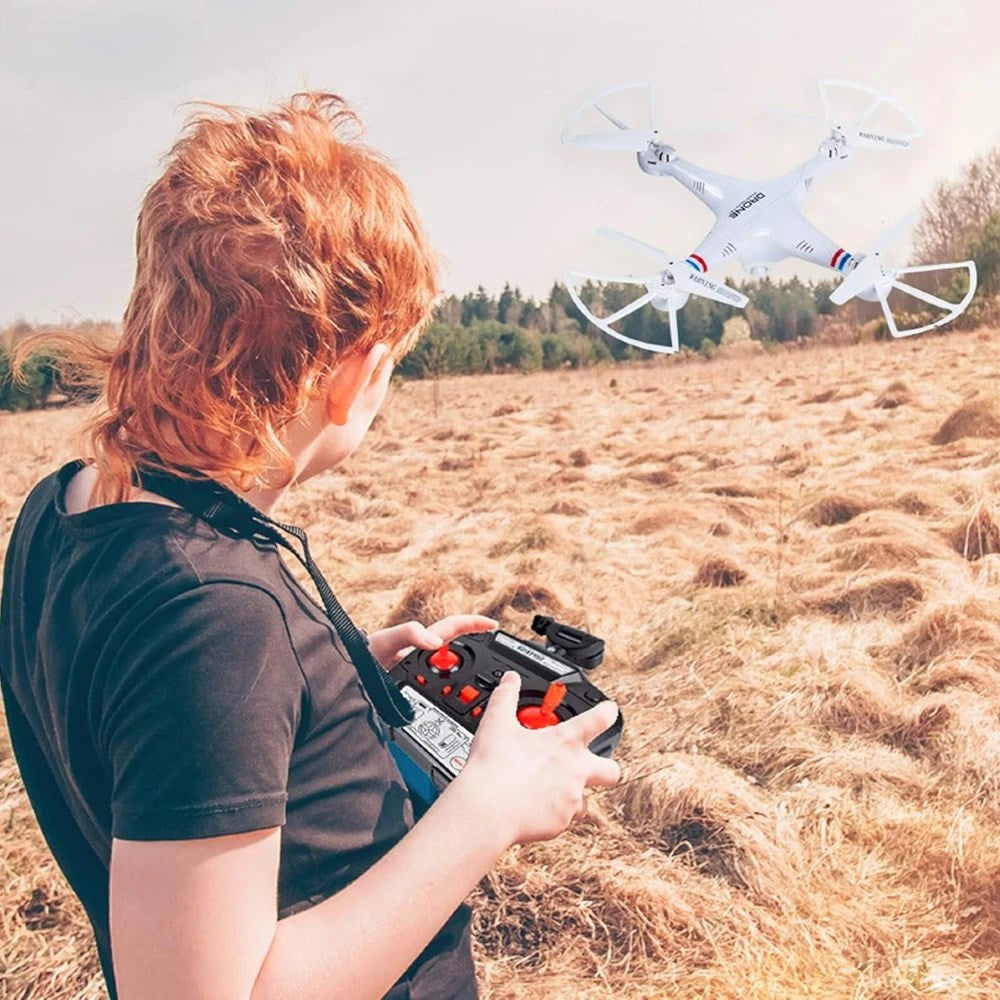 TD-08 RC Quadcopter Uzaktan Kumandalı Kameralı Drone 32 Cm USB Şarj Mavi