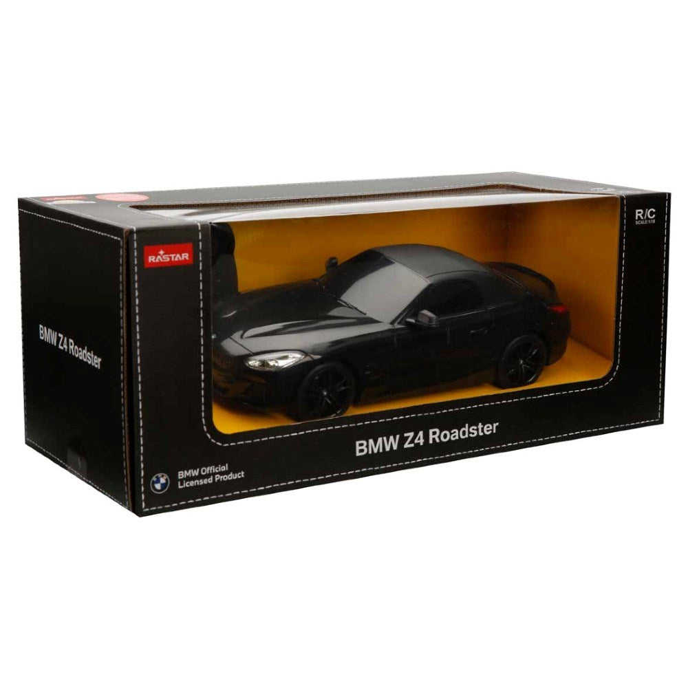 Rastar 1:18 RC Bmw Z4 Roadster Uzaktan Kumandalı Araba | 2.4 Ghz 18 Cm Işıklı Siyah 6+ Yaş ve Üzeri Çocuklar İçin