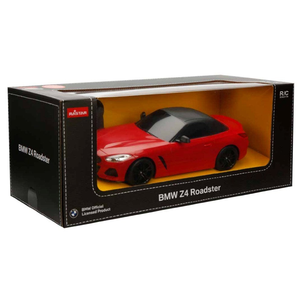 Rastar 1:18 RC Bmw Z4 Roadster Uzaktan Kumandalı Araba | 2.4 Ghz 18 Cm Işıklı Kırmızı 6+ Yaş ve Üzeri Çocuklar İçin