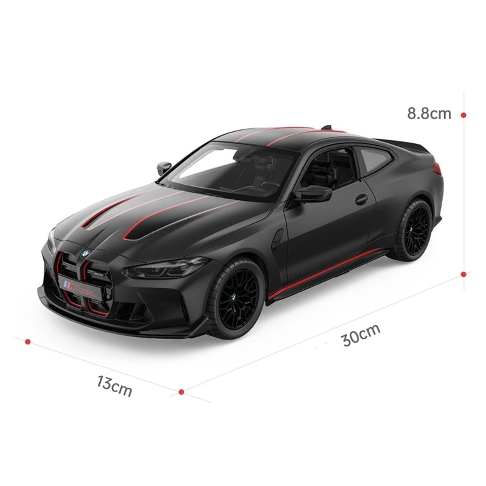 Rastar 1:16 RC BMW M4 CSL Uzaktan Kumandalı Araba | 2.4 Ghz 30 Cm Mat Siyah 6+ Yaş ve Üzeri Çocuklar İçin