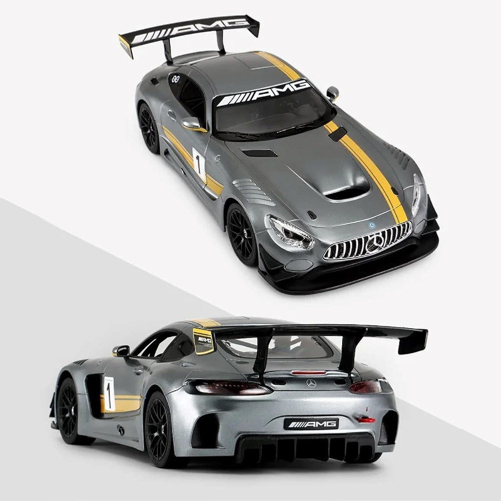 Rastar 1:14 Mercedes AMG GT3 Uzaktan Kumandalı Araba 2.4 Ghz Işıklı Gri 34 Cm | 6 Yaş ve Üzeri Çocuk