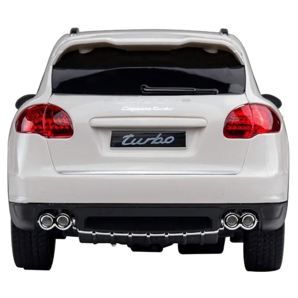 Rastar 1:14 Porsche Cayenne Turbo Uzaktan Kumandalı Araba 2.4 Ghz Işıklı Beyaz 30 cm | 6 Yaş ve Üzeri Çocuklar İçin