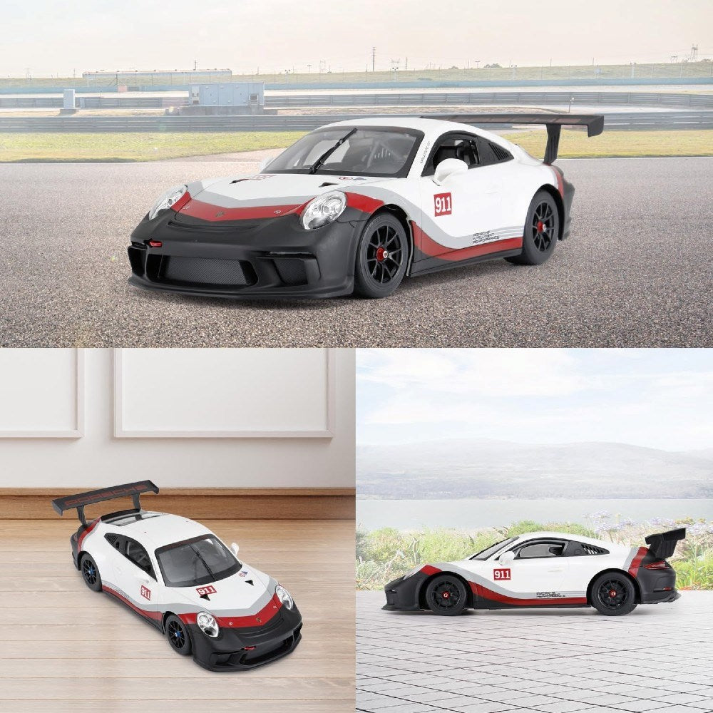 Rastar 1:14 Porsche 911 GT3 Cup Uzaktan Kumandalı Araba 2.4 Ghz Işıklı 32 cm | 6 Yaş ve Üzeri Çocuk