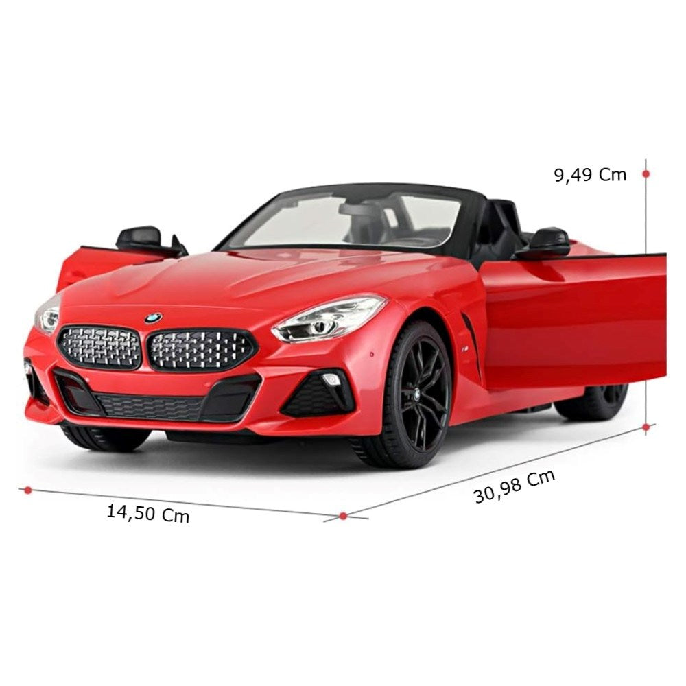 Rastar 1:14 BMW Z4 Roadster Uzaktan Kumandalı Araba | 2.4 Ghz 31 Cm Işıklı Kırmızı 6 Yaş ve Üzeri Çocuklar İçin