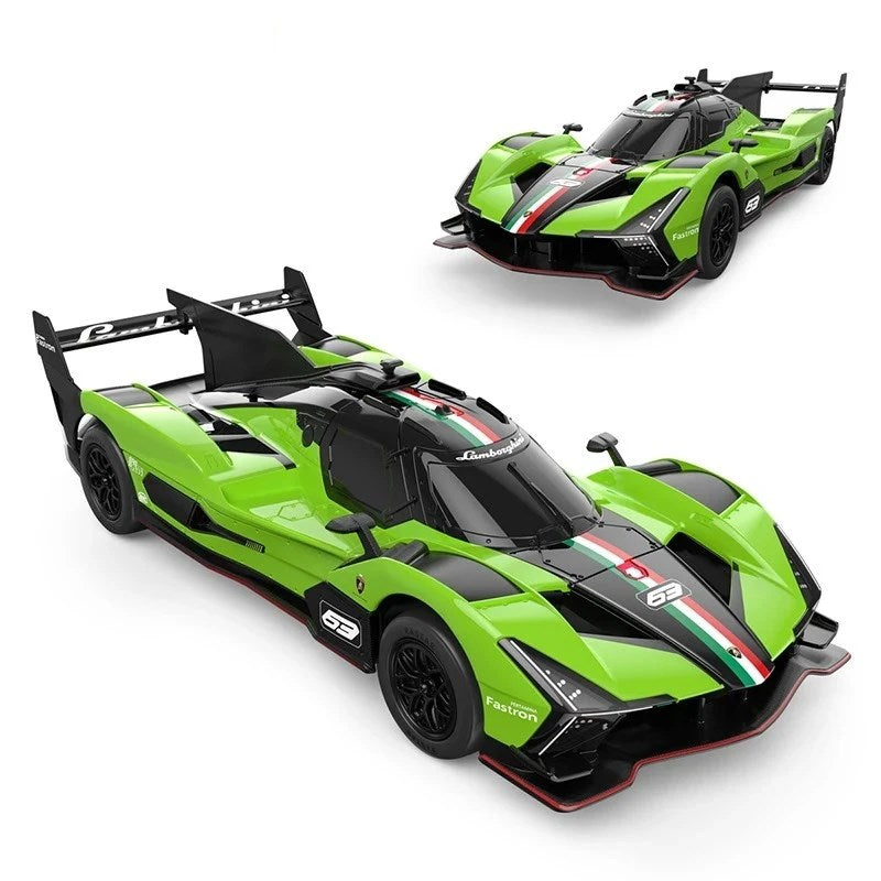 Rastar 1:24 RC Lamborghini SC63 Uzaktan Kumandalı Araba | 2.4 Ghz 20 Cm Yeşil Lisanslı Model 6+ Yaş ve Üzeri Çocuklar İçin
