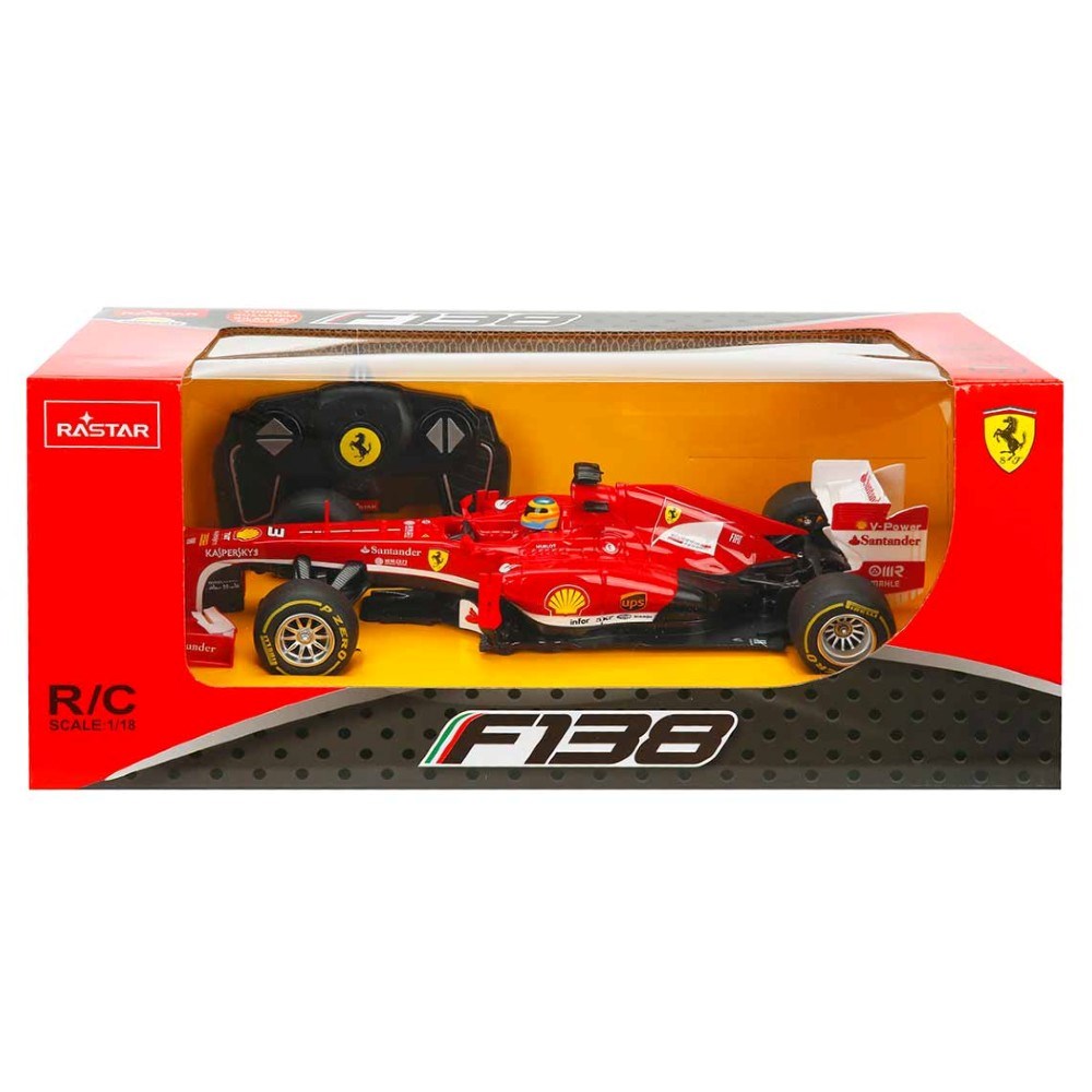 Ferrari F138, Rastar, F1 araba, Formula 1 oyuncak, RC araba, uzaktan kumandalı araba, 1:18 ölçekli, yarış arabası, 6 yaş oyuncak, kırmızı model araba