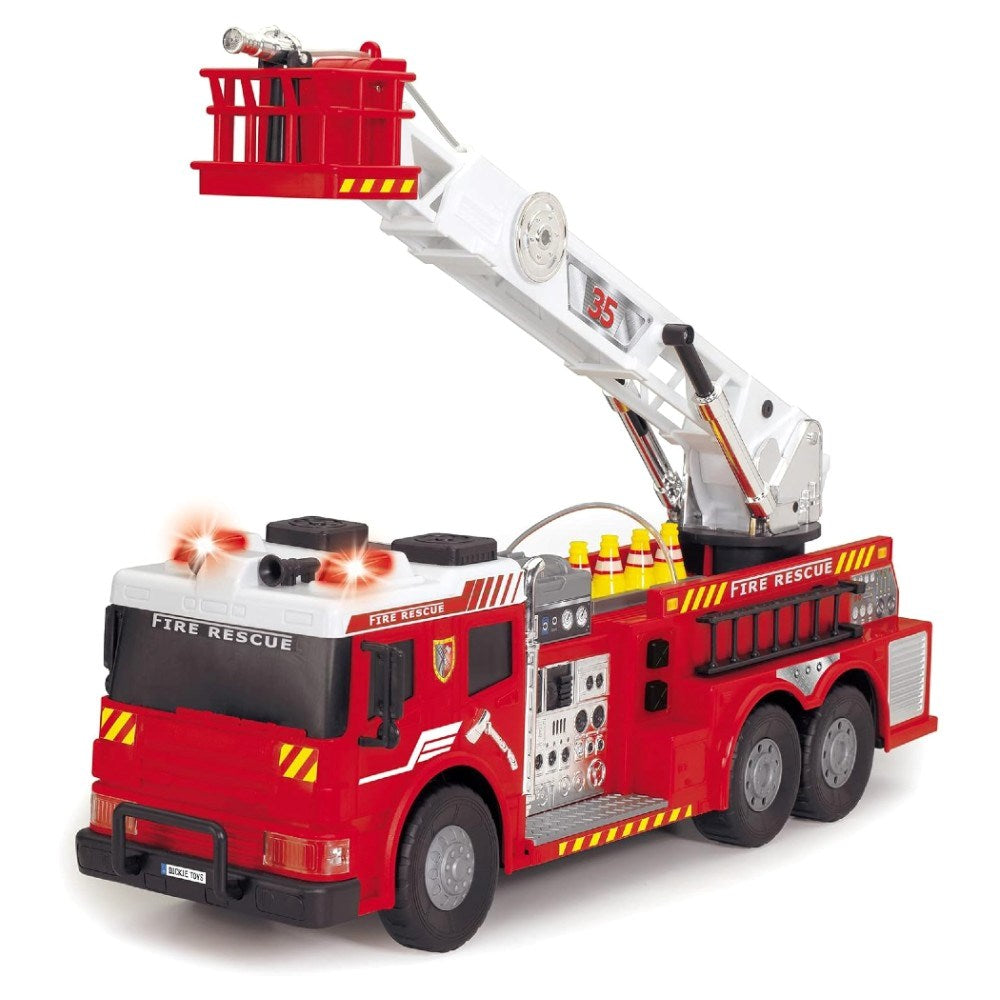 Dickie 1:16 RC Aerial Ladder Truck Uzaktan Kumandalı İtfaiye Aracı | 2.4 Ghz 62 Cm Su Püskürtmeli Sesli ve Işıklı 6+ Yaş ve Üzeri Çocuklar İçin