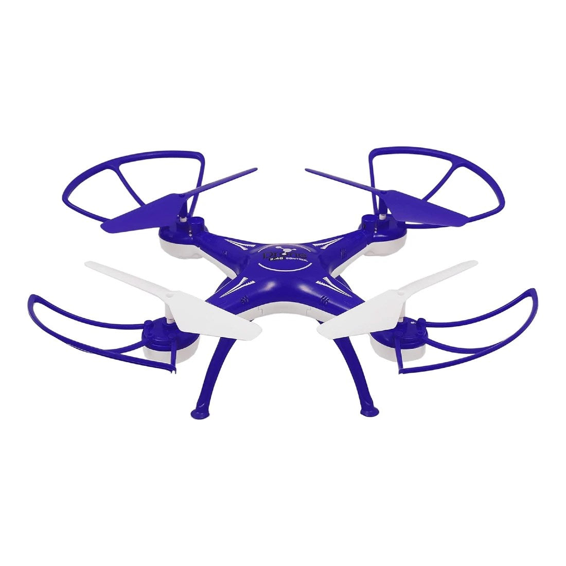 H010 RC Quadcopter Uzaktan Kumandalı Drone 2.4 Ghz 32 Cm USB Şarj 360° Takla Pervane Korumalı Tek Tuşla Geri Çağarma Mavi