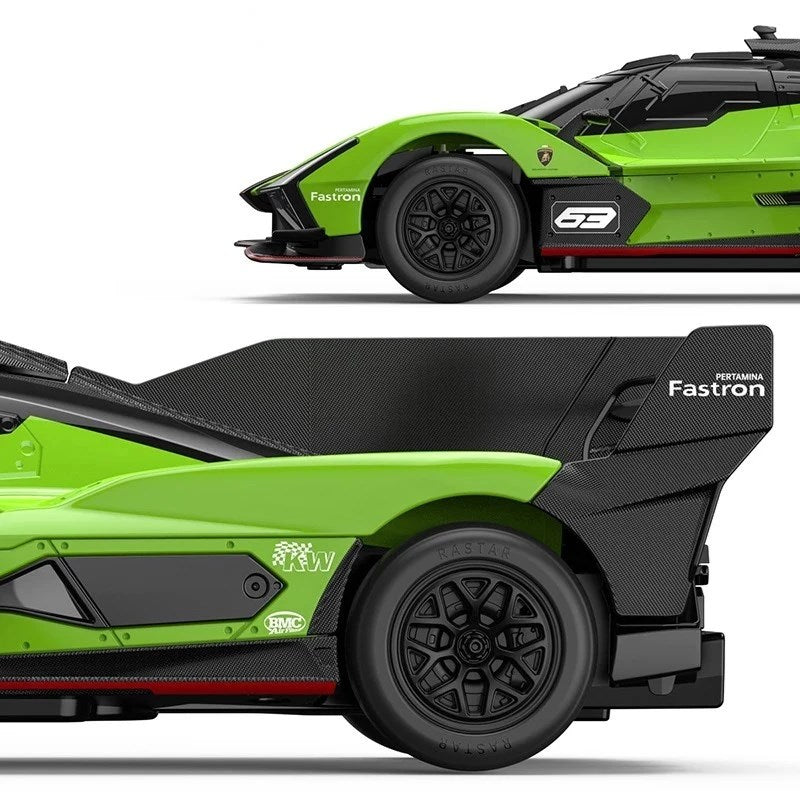 Rastar 1:24 RC Lamborghini SC63 Uzaktan Kumandalı Araba | 2.4 Ghz 20 Cm Yeşil Lisanslı Model 6+ Yaş ve Üzeri Çocuklar İçin