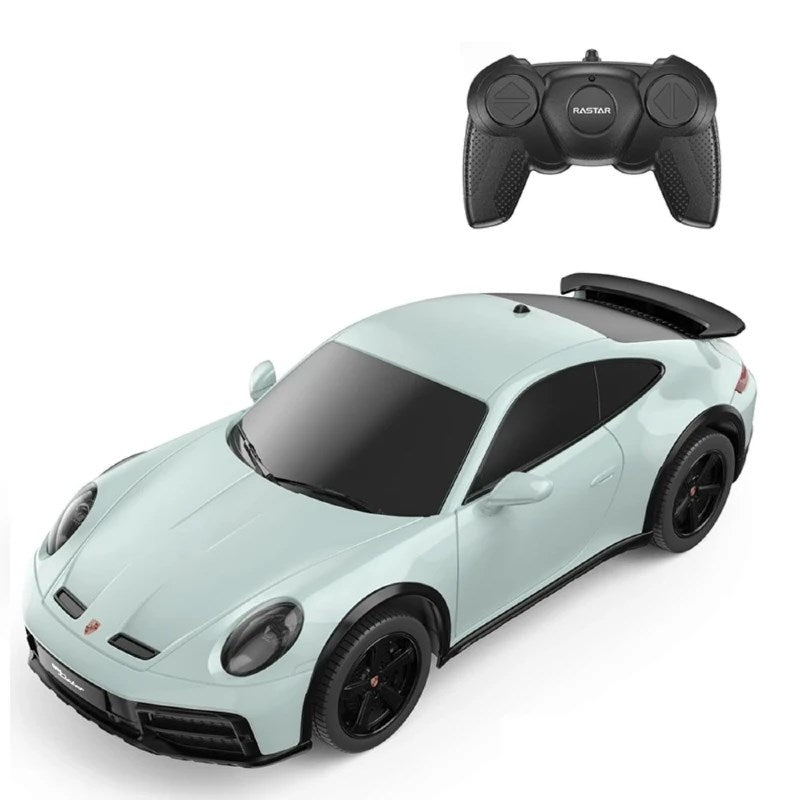 Rastar 1:24 RC Porsche 911 Dakar Uzaktan Kumandalı Araba | 2.4 Ghz 19 Cm Gölge Yeşil Lisanslı Model 6+ Yaş ve Üzeri Çocuklar İçin Uygundur