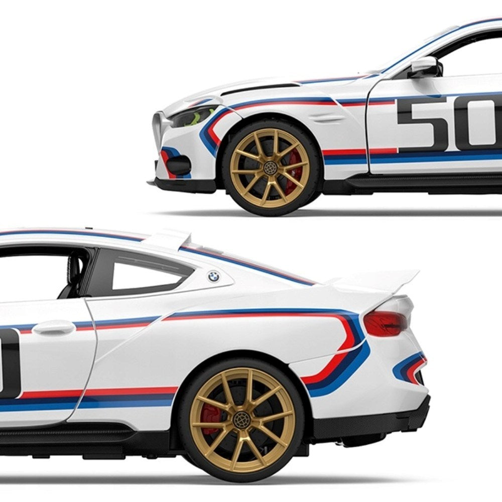 Rastar 1:14 Bmw 3.0 CSL Uzaktan Kumandalı Araba 2.4 Ghz Işıklı Beyaz 30 Cm | 6 Yaş ve Üzeri Çocuklar İçin