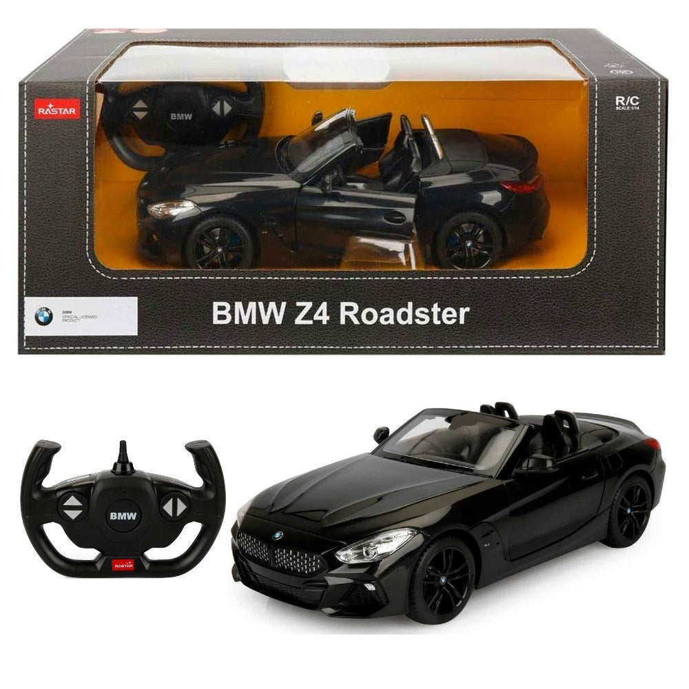 Rastar 1:14 BMW Z4 Roadster Uzaktan Kumandalı Araba 2.4 Ghz Işıklı Siyah 31 Cm | 6 Yaş ve Üzeri Çocuklar İçin