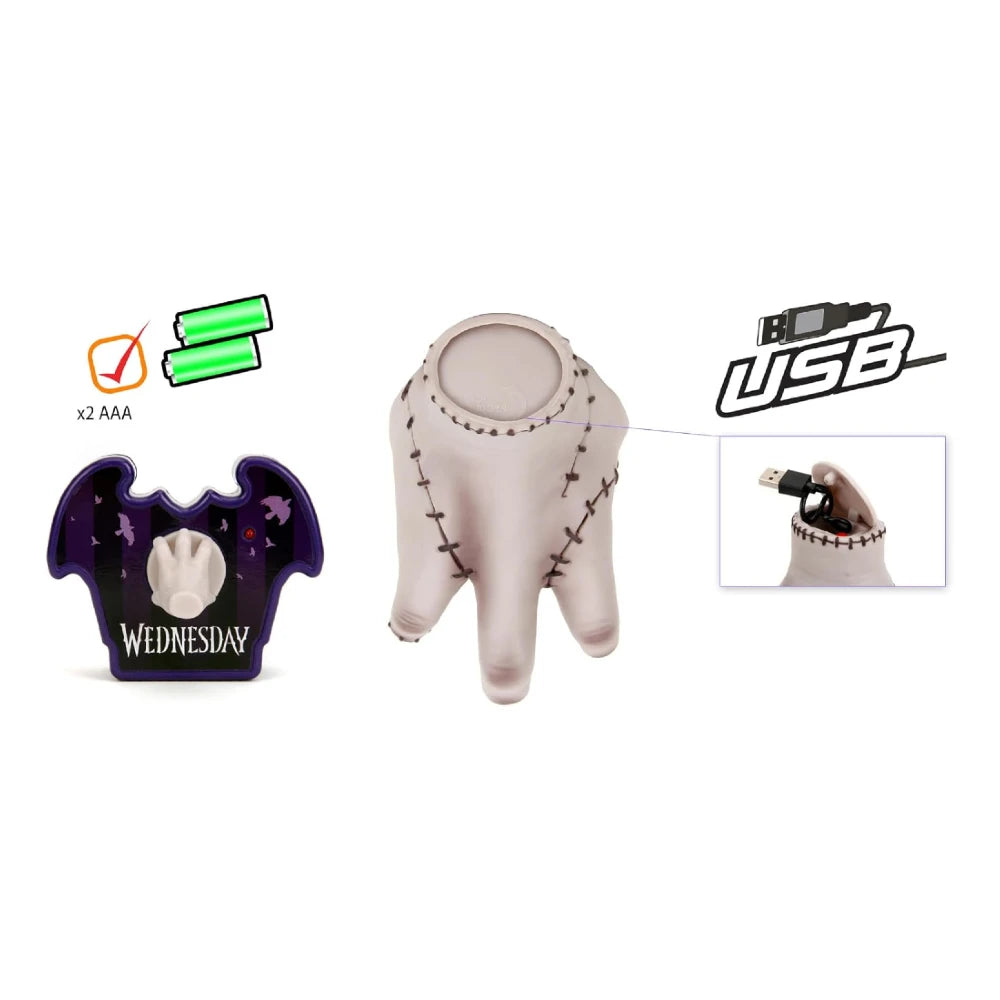 Jada 1:1 RC Wednesday Thing Uzaktan Kumandalı Figür El | 2.4 Ghz USB Şarj 18 Cm Boyutunda Animasyonlu Yürüyen El 8+ Yaş ve Üzeri Çocuklar İçin Şimdi Kumoyu'da!