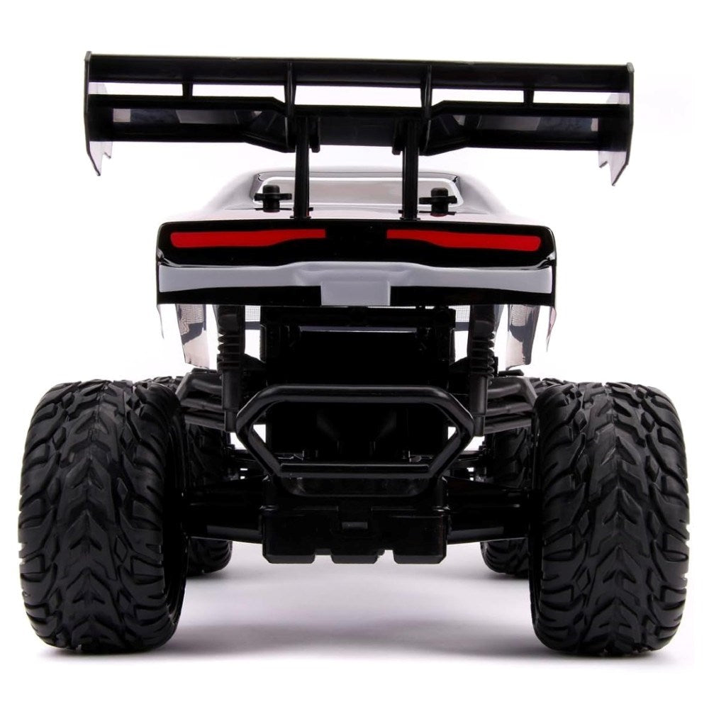 Jada 1:12 RC Dom's 1970 Dodge Charger (4x4) Uzaktan Kumandalı Araba | 2.4 Ghz USB Şarj 47 Cm Fast & Furious Turbo Modu Fonksiyon 8+ Yaş ve Üzeri Çocuklar İçin