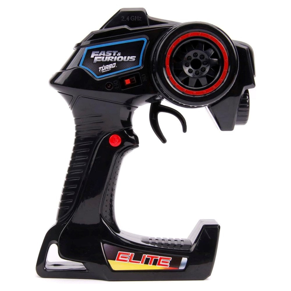 Jada 1:12 RC Dom's 1970 Dodge Charger (4x4) Uzaktan Kumandalı Araba | 2.4 Ghz USB Şarj 47 Cm Fast & Furious Turbo Modu Fonksiyon 8+ Yaş ve Üzeri Çocuklar İçin