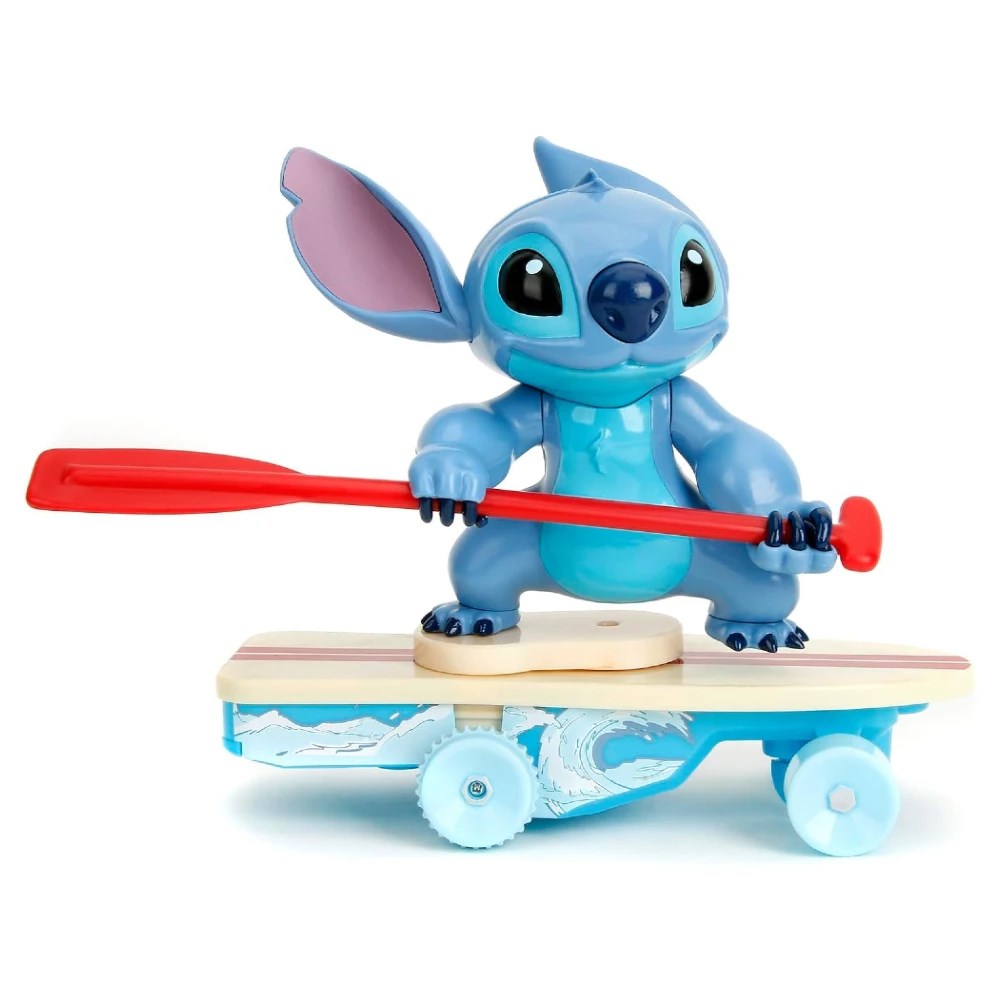 Jada 1:20 Surfer Stitch Uzakntan Kumandalı Araç | 2.4 Ghz 25 Cm Disney Lisanslı Wheelie (Ön Kaldırma) ve 360° Spin Fonksiyonlu +3 Yaş ve Üzeri Çocuklar İçin