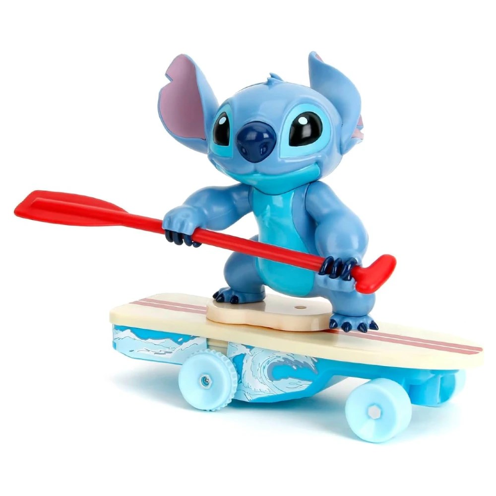 Jada 1:20 Surfer Stitch Uzakntan Kumandalı Araç | 2.4 Ghz 25 Cm Disney Lisanslı Wheelie (Ön Kaldırma) ve 360° Spin Fonksiyonlu +3 Yaş ve Üzeri Çocuklar İçin