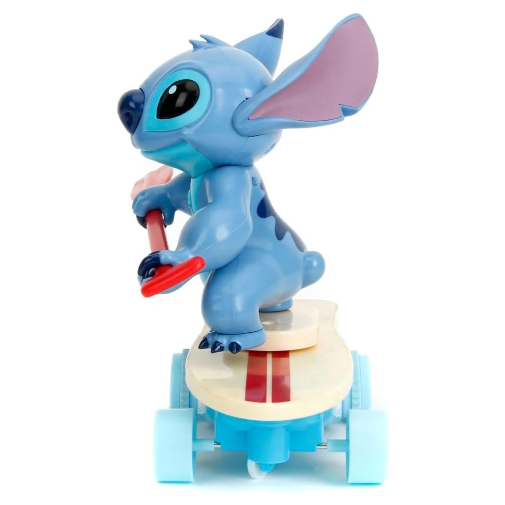 Jada 1:20 Surfer Stitch Uzakntan Kumandalı Araç | 2.4 Ghz 25 Cm Disney Lisanslı Wheelie (Ön Kaldırma) ve 360° Spin Fonksiyonlu +3 Yaş ve Üzeri Çocuklar İçin