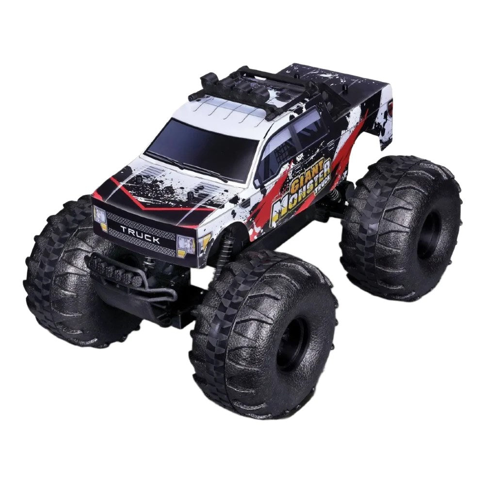 Maisto 1:8 RC Gaint Monster Truck Uzaktan Kumandalı Dev Kamyon | 2.4 Ghz 60 Cm USB Şarj Kendin Yap Montaj Büyük Köpük Lastikler 8+ Yaş ve Üzeri Çocuklar İçin