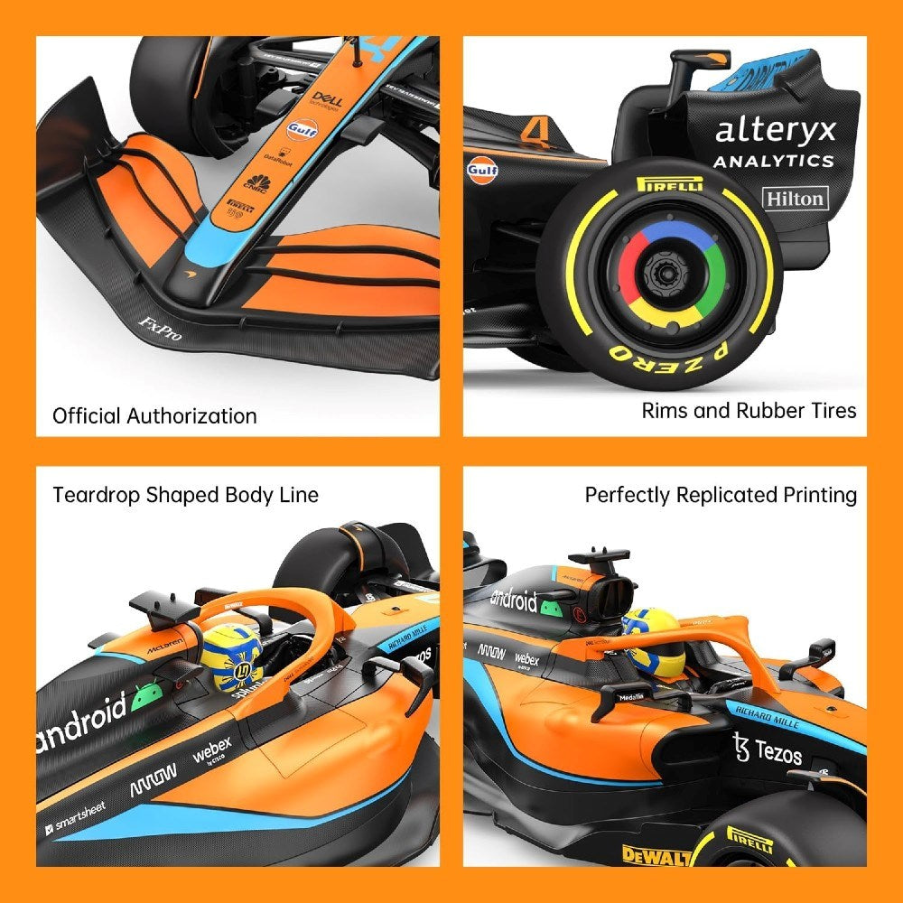 Rastar 1:12 McLaren F1 MCL36 Uzaktan Kumandalı Araba | 2.4 Ghz Full Fonksiyon 47 Cm Lisanslı Tasarım 6+ Yaş ve Üzeri Çocuklar İçin