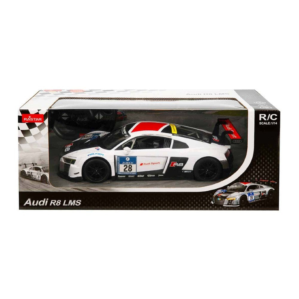 Rastar 1:14 Audi R8 LMS Uzaktan Kumandalı Araba | 2.4 Ghz Full Fonksiyon 30 Cm Işıklı Lisanslı Tasarım 6+ Yaş ve Üzeri Çocuklar İçin