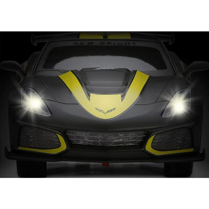 New Bright 1:16 Forza Motorsport Corvette ZR1 Siyah Uzaktan Kumandalı Araba 2.4 Ghz. Işıklı USB Şarj | 6 Yaş ve Üzeri Çocuklar İçin