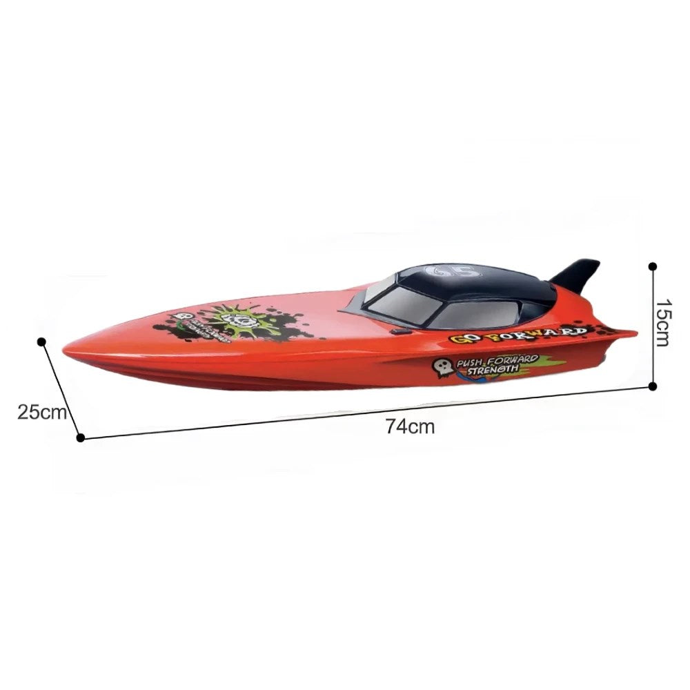 Seawing Cruel Uzaktan Kumandalı Sürat Teknesi 2.4 Ghz 15 km/s USB Şarjlı 70 Cm Kırmızı | 14 Yaş ve Üzeri Çocuklar İçin