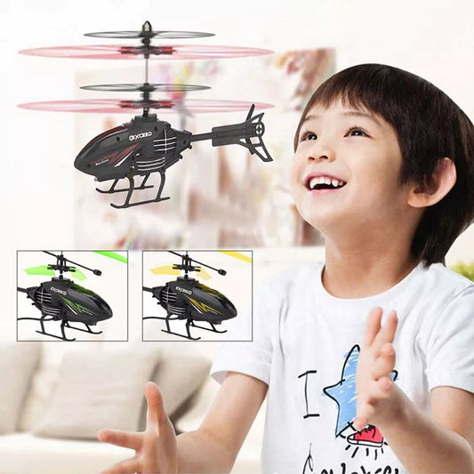 LH 1804 El Sensörlü Helikopter USB Şarj 20 Cm Kırmızı