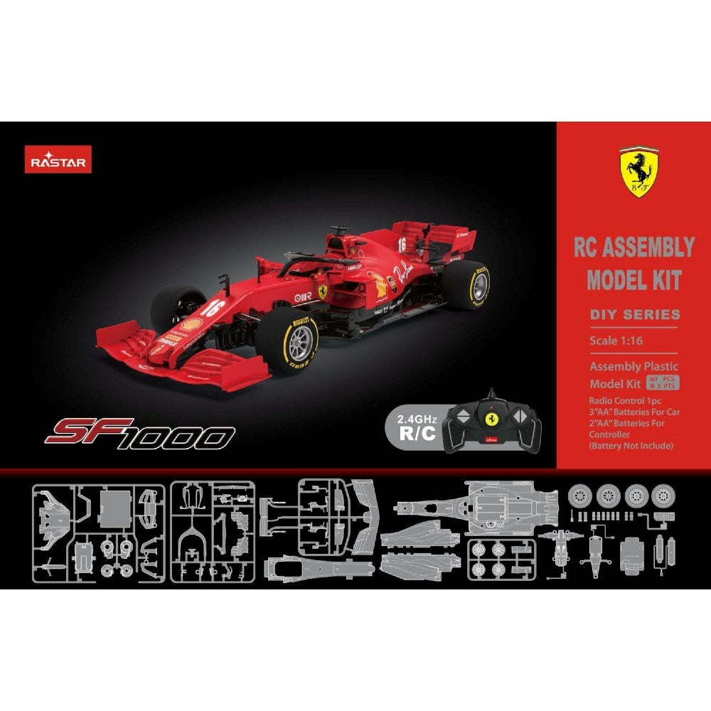 Rastar 1:16 Ferrari F1 Uzaktan Kumandalı Araba Building Kit 2.4 Ghz 34 Cm | 6 Yaş ve Üzeri Çocuklar 
