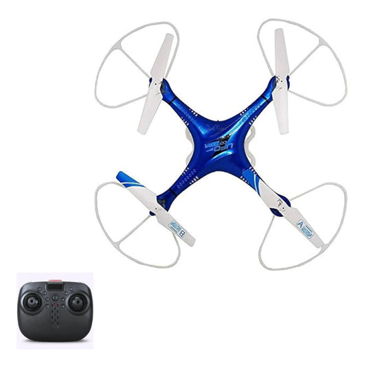 LH-50 RC Quadcopter Uzaktan Kumandalı Drone 2.4 Ghz 35 Cm USB Şarj 360° Takla Pervane Korumalı Tek Tuşla Geri Çağırma Mavi