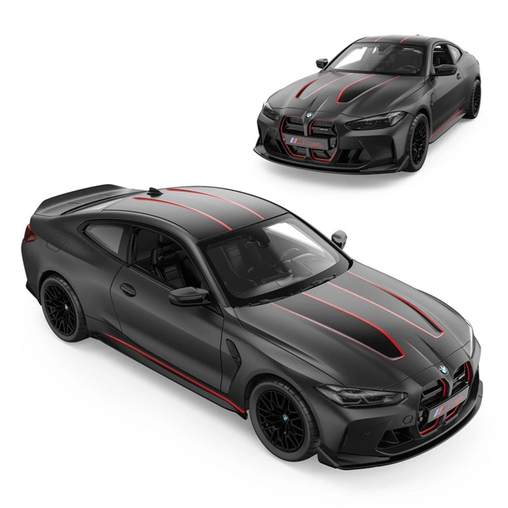Rastar 1:16 RC BMW M4 CSL Uzaktan Kumandalı Araba | 2.4 Ghz 30 Cm Mat Siyah 6+ Yaş ve Üzeri Çocuklar İçin