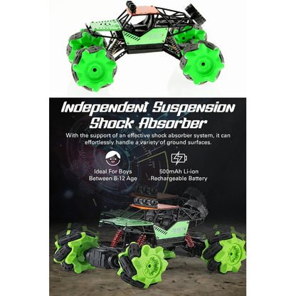 Lead Honor 1:16 RC Big Foot Monster Uzaktan Kumandalı Araba | 2.4 Ghz USB Şarj 23 Cm 360 ° Dönebilen El ve Kumanda Kontrollü Metal Araba 6+ Yaş ve Üzeri Çocuklar İçin