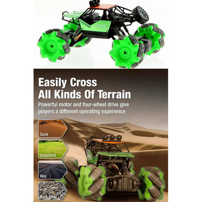 Lead Honor 1:16 RC Big Foot Monster Uzaktan Kumandalı Araba | 2.4 Ghz USB Şarj 23 Cm 360 ° Dönebilen El ve Kumanda Kontrollü Metal Araba 6+ Yaş ve Üzeri Çocuklar İçin