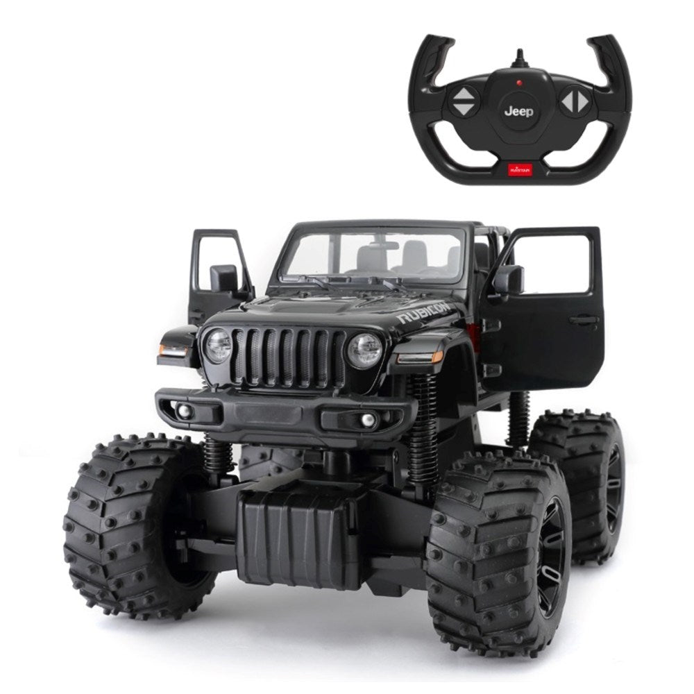 Rastar 1:14 Jeep Wrangler Rubicon Uzaktan Kumandalı Araba Big Wheel Off-Roader 2.4 Ghz Siyah 28 Cm |