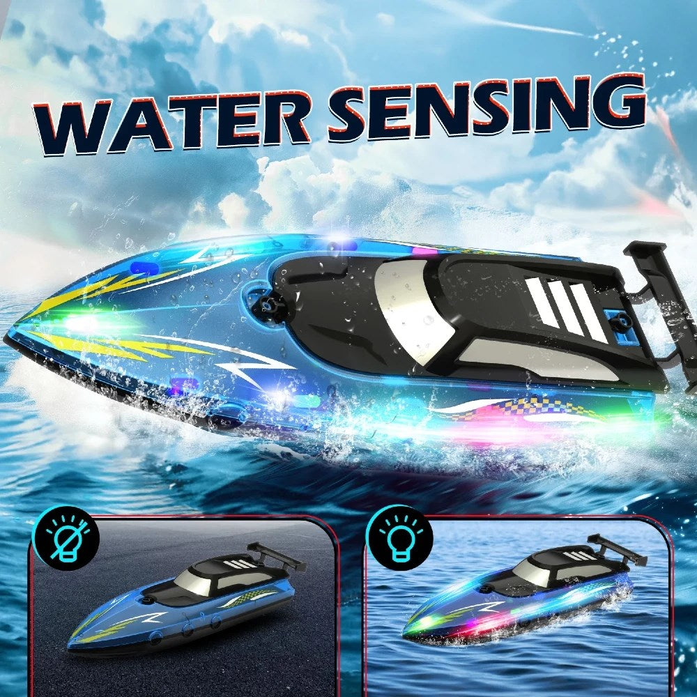 RC Sport Boat Uzaktan Kumandalı Tekne 2.4 Ghz USB Şarj LED Işıklı