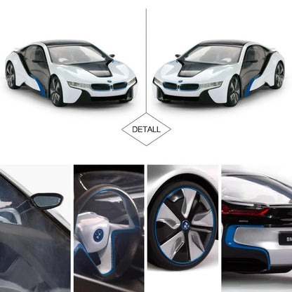 Rastar 1:14 Bmw İ8 Uzaktan Kumandalı Araba 2.4 Ghz Işıklı Beyaz 30 cm | 6 Yaş ve Üzeri Çocuklar İçin