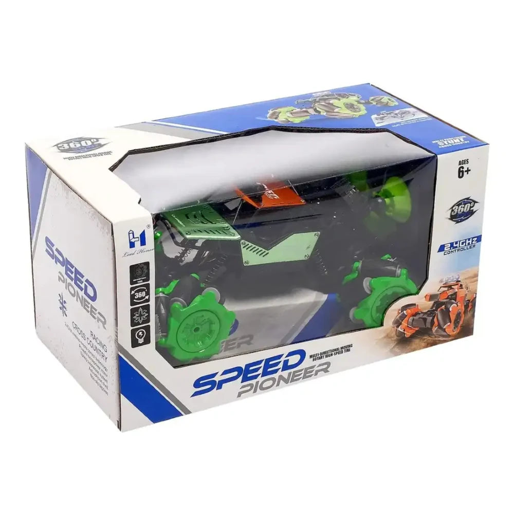 Lead Honor 1:16 RC Big Foot Monster Uzaktan Kumandalı Araba | 2.4 Ghz USB Şarj 23 Cm 360 ° Dönebilen El ve Kumanda Kontrollü Metal Araba 6+ Yaş ve Üzeri Çocuklar İçin