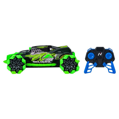 Nikko 1:12 Rock Crushr 4WD Uzaktan Kumandalı Araba 2.4 Ghz 14 km/s USB Şarjlı 33 cm Techno Green | 6 Yaş ve Üzeri Çocuklar İçin
