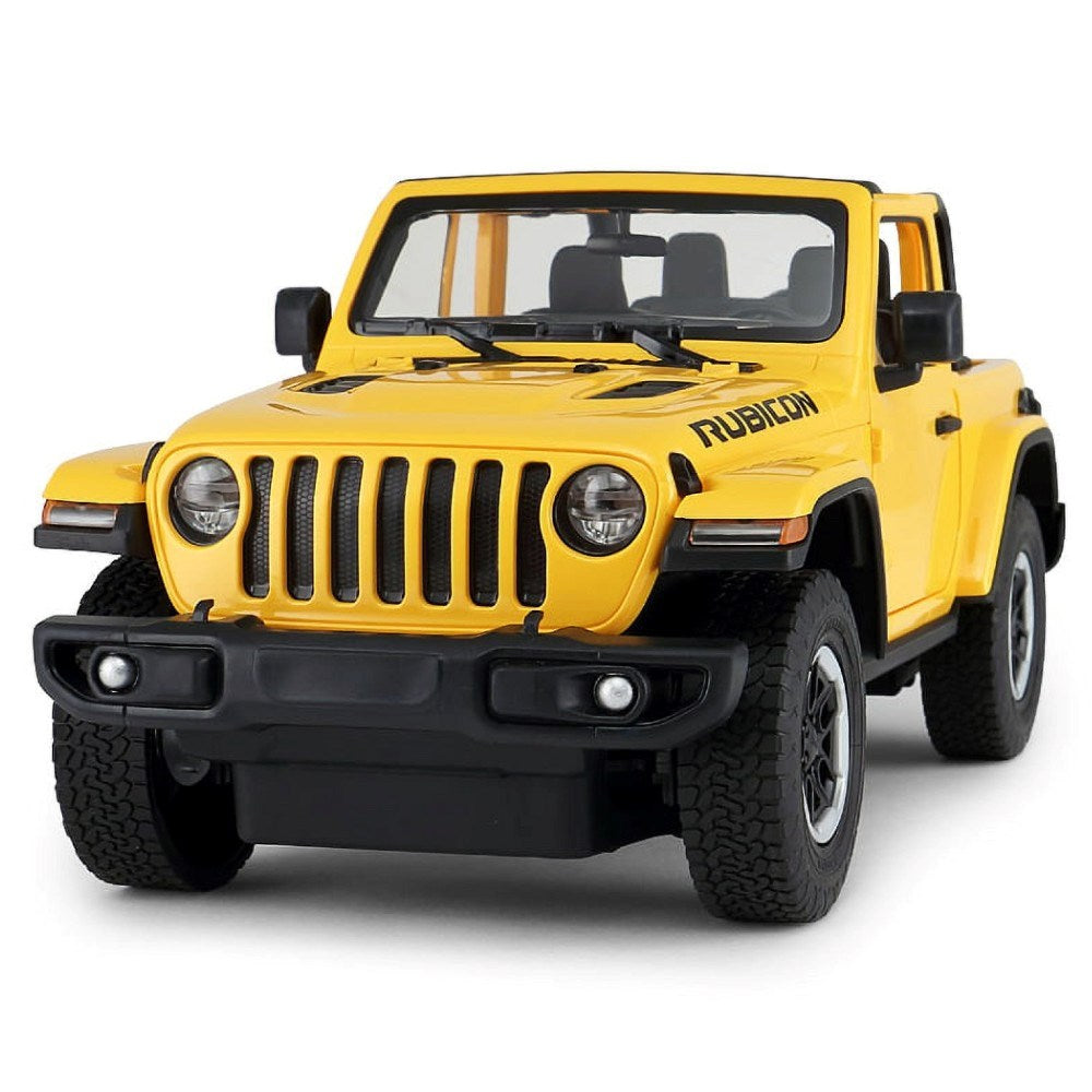 Rastar 1:14 Jeep Wrangler Rubicon Uzaktan Kumandalı Araba Man Kapı Açılan 2.4 Ghz Sarı 28 Cm | 6 Yaş